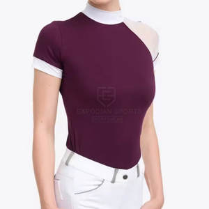 Camisas de Equitación Ligeras, Transpirables y Ecológicas de Spandex/Algodón para Mujer, para Uso en Exteriores y Entrenamiento - Product Image 2