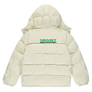 Chaqueta acolchada de diseñador para hombre 2024, Abrigo acolchado y con capucha personalizado elegante, acolchada de invierno brillante de gran tamaño con estilo callejero - Product Image 2