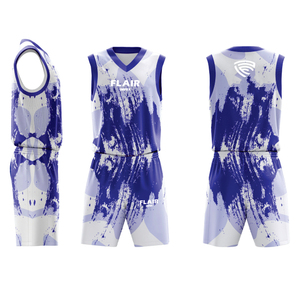 Ensemble de maillots de basket-ball grande taille de haute qualité pour hommes, impression numérique personnalisable, chemise de sport respirante, hauts et shorts de grande taille - Product Image 5