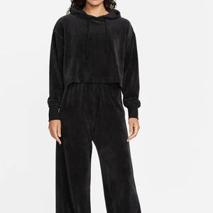 เสื้อฮู้ดผ้าฝ้ายแขนยาวสำหรับผู้หญิง, เสื้อฮู้ดแบบสวมศีรษะของผู้หญิง - Product Image 4