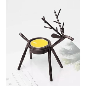 Bougeoir de renne créatif bougeoir en métal vintage pour la meilleure vente bougeoir décoratif de Noël - Product Image 4