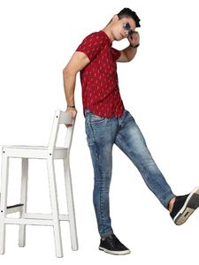 Ropa de playa de marca personalizada OEM y ODM para hombre, ropa de verano de alta calidad con estampado de tela de algodón 100% de media manga, camisas de precio al por mayor - Product Image 5