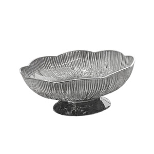 Black Pedestal Fruit Bowl Decorative Fruit Holder for Dining <b>Table</b> <b>Kitchen</b> Parties - Product Image 1