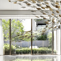 Lustre de luxe à hauteur réglable sur mesure pour plafonds hauts, éclairage de plafond pour hall de villa de grande taille