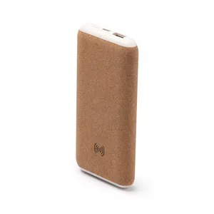 Power Bank Promozionale Sostenibile in Sughero Abar, Merchandising Ecologico - Product Image 3