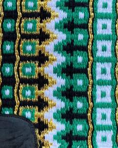 Western Show Horse Saddle Blanket Diseño de Nueva Zelanda Manta de sillín de lana hecha a mano Top Wool Saddle Pad Size - Product Image 2