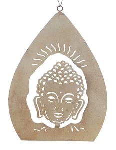 Bouddha de Noël en Métal Suspendu Ornements Décoration Tin Metal Bouddha Ornement Suspendu Arbre Décoration Pour Festival Fête Arbre - Product Image 4