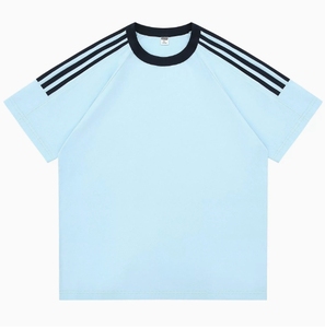 Camiseta holgada de algodón en blanco de alta calidad con hombros caídos, Camiseta con estampado de logotipo personalizado, ropa de calle, camiseta para hombre - Product Image 1