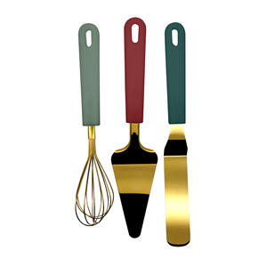 Set moderno di utensili natalizi eco-friendly 3 accessori per la cucina di casa lavabile in lavastoviglie PP maniglia utensili da cucina - Product Image 1