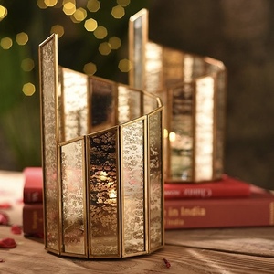 Portavelas de Metal T-Light de alta calidad, diseño decorativo único para el hogar para boda, fiesta, Navidad, logotipo personalizable hecho a mano - Product Image 1