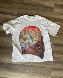 Camiseta de Algodón Personalizada de Marca, Prenda de Alta Calidad para Hombre, Camiseta con Estampado Gráfico y Lavado Ácido, Camiseta Corta de Lujo para Hombre - Product Image 4