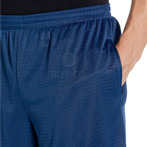 Short en maille taille moyenne pour hommes de haute qualité Slim Fitness Polyester Wear Custom Designed Solid Pattern Offre Spéciale High Street Style - Product Image 4