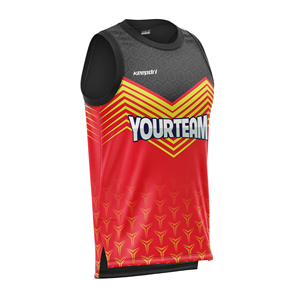 Ensemble de maillots de basket-ball imprimés personnalisables, vêtements de sport respirants sans couture, vêtements d'équipe, uniforme de basket-ball personnalisé OEM ODM - Product Image 3