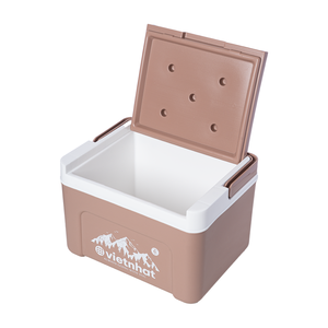 6L 14L Square Thai Cooler Box 3933-Cubo de hielo aislado multiusos con asa para almacenamiento de bebidas y alimentos - Product Image 3