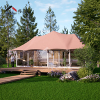 Restaurant préfabriqué de haute qualité en conteneur |   Unités de café modulaires en acier |   Tentes de restauration en plein air pour stations balnéaires et campings