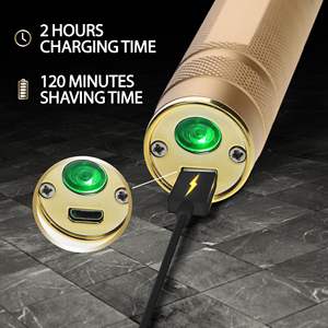 Recortadora de Barba de Precisión para Hombre T-Blade, Cuchillas de Titanio Doradas, 4 Peines Guía, Recargable y Sin Raspaduras, Resistente al Agua IPX7 - Product Image 5