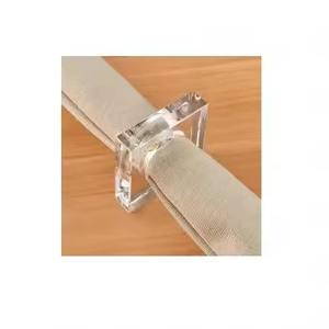 Anillo de servilleta de acrílico de estilo moderno para decoración de mesa de comedor y soporte para servilletas - Product Image 4