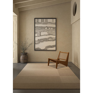 Contour Ivory Hand Loom Wool <b>Rugs</b> Organic Cotton Abstract Living Room Carpet Rectangle <b>Jute</b> <b>Rug</b> for Home Hallway Puzzle - Product Image 6