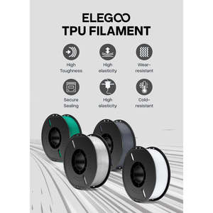 Filament d'imprimante 3D ELEGOO 1,75 mm TPU coloré 1 kg, conçu pour une expérience d'impression 3D améliorée - Product Image 6