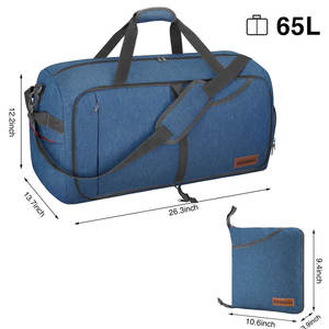 Bolsa de Deporte Grande DANZY SPORTS, con Logotipo Personalizado, para Fitness, Deportes al Aire Libre, Fin de Semana, con Separación para Artículos Secos y Húmedos, Portátil, 30-40L - Product Image 3