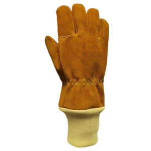 Guantes de extinción de incendios de tamaño adulto de diseño OEM personalizado de calidad superior Guantes de cuero de vaca ligeros de color personalizado - Product Image 2