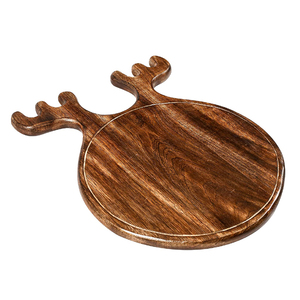Plateau en bois de qualité durable Taille et logo personnalisés Vaisselle de petit déjeuner Ustensiles de cuisine Plateau de service Vaisselle Produit décoratif - Product Image 2