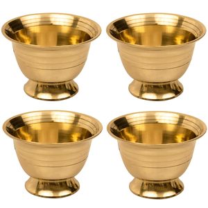 Bol en laiton martelé artisanal pour la décoration de la maison, service et usage Puja - Product Image 6