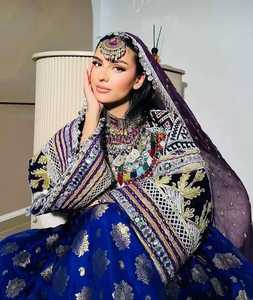 Último 2025 Vintage Afghan Kuchi vestido hecho a mano Tribal tradicional bordado mujeres Afghan Kuchi Festival vestido Pashtun cultura - Product Image 2