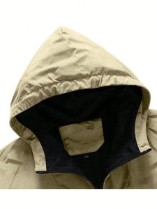 Chaqueta Cortavientos Impermeable Personalizada con Logotipo, Unisex, Delgada, con Cuello Alto, Estilo Urbano - Product Image 3