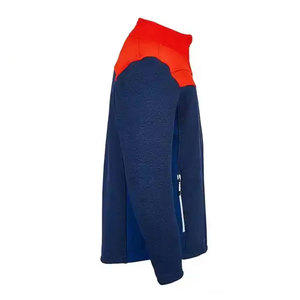 Veste en polaire de laine ajustable pour homme, style urbain, écologique, col montant, haute qualité, service OEM, respirante et coupe-vent - Product Image 3