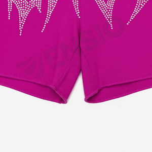 Short imprimé gothique avec strass personnalisé unisexe surdimensionné 100% coton été coupe ample haut Streetwear Style Shorts pour homme - Product Image 5