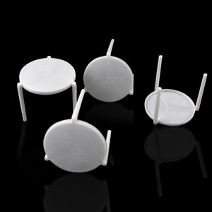 Soporte desechable para ahorro de Pizza, trípode redondo de plástico blanco para servir comida rápida, soporte para Pizza - Product Image 6