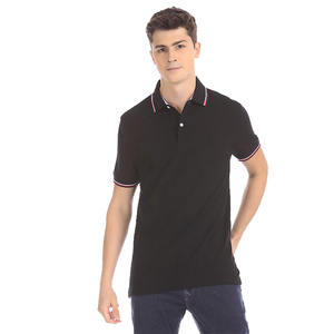 Golf Polo Tops 100% poliéster Polo manga corta Camiseta Anti-Pilling Golf Polo para hombres 180 gramos peso de tela - Product Image 4