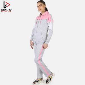 Wholesale Custom Logo 100% Cotton Women Sportswear Sweat <b>Suits</b> <b>Green</b> Unisex <b>Men</b> Sweatsuit Tracksuit Set Jogging <b>Suit</b> Fall - Product Image 3