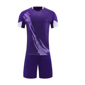 เสื้อทีมฟุตบอลแขนสั้นสำหรับผู้ชายเสื้อเจอร์ซีย์ฟุตบอลฝรั่งเศสพิมพ์หมายเลขชื่อ100% ผ้าโพลีเอสเตอร์ - Product Image 1