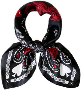 Top Sale Digital Printing Luxury <b>Women's</b> Plaid/Solid Customizable Satin <b>Silk</b> <b>Scarf</b>-High Quality Multi-Functional Fashion - Product Image 1