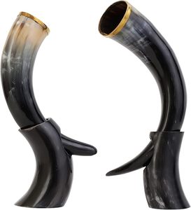 แตรทรงวัวทำมือรูปทรงธรรมชาติสำหรับงานแต่งงานเทศกาลคริสต์มาสงานสังสรรค์ในทะเล - Product Image 5