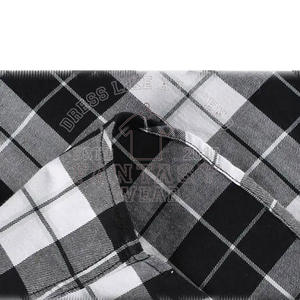 FANTASY WEAR 2026 Chemise Classique à Manches Longues pour Homme Grande Taille, 100% Coton Oxford, à Carreaux et Rayures, avec LOGO Personnalisé, Qualité Supérieure - Product Image 6