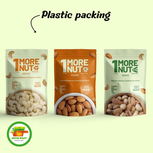 Bolsa con Cierre Hermético Personalizada de LLDPE de Grado Alimenticio |   Bolsa con Base para Frutos Secos y Aperitivos - Product Image 4