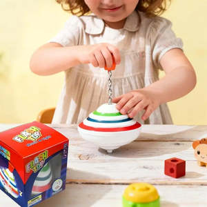 Toupies magiques avec effets lumineux et gyroscopiques, fabriquées en plastique durable - Product Image 3