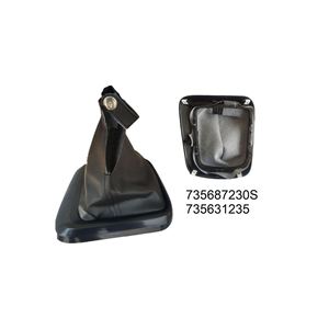 Black Egea Car Gear <b>Shift</b> Boot Premium Quality <b>Knob</b> for Optimal Performance - Product Image 1