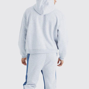 Nouveau style, logo personnalisé, survêtement d'hiver en coton évasé pour homme, jogging, streetwear, ensemble sweat-shirt et pantalon de jogging, séchage rapide, respirant - Product Image 5