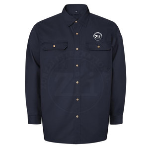 Camisas de Soldadura FR para Hombre, Cómodas, Resistentes al Fuego, Impermeables, Transpirables, Ligeras, Tallas Grandes, Suministro Directo de Fábrica - Product Image 1