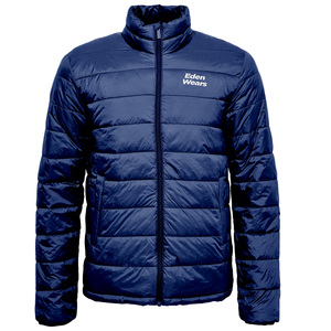 Chaqueta acolchada de invierno de alta calidad para hombre, bolsillos laterales con burbujas, Material de tela, logotipo personalizado con burbujas para hombre y mujer, Invierno - Product Image 3