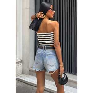 Top Corto de Punto sin Tirantes Mathilde 3271-01 - Product Image 4