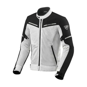 Veste de moto d'été pour hommes homologuée CE Tissu de haute qualité Doublure imperméable détachable Panneaux en maille respirante Col montant - Product Image 1