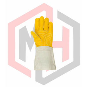 Aluminized Heat Tear Resistant Anti-Cut Breathable Leather Safety Welding Glove Custom Design Wholesale Price - Product Image 2