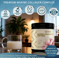 Collagène Marin Naturel en Poudre pour Blanchiment Profond et Élimination des Taches Noires, Favorise l'Élasticité de la Peau, Prise en Charge de la Marque Privée Personnalisée
