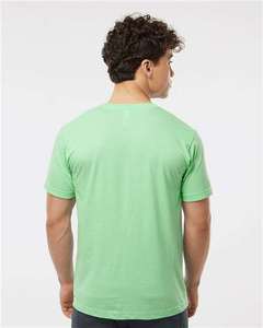 Couleur bruyère menthe tri mélange t-shirt bruyère sérigraphié prix de gros t-shirt T-shirts personnalisés imprimés et brodés - Product Image 2