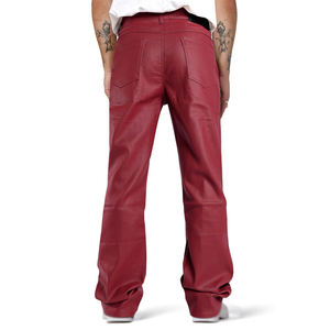 Pantalones de cuero genuino para hombre de calidad superior Precio asequible Ropa de hombre Pantalones de cuero genuino para venta en línea - Product Image 2